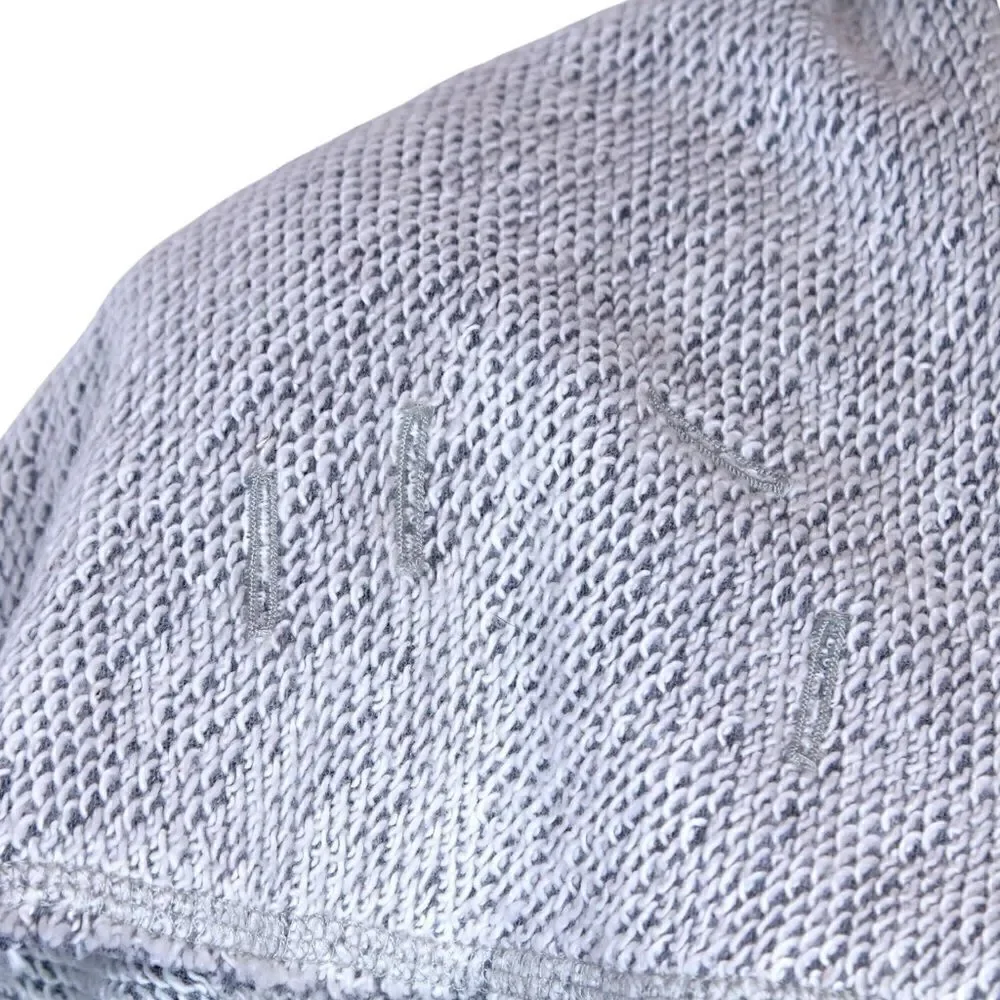 Trouble At The Mill Long Open Cardigan Sweater in Gray & White Size Small